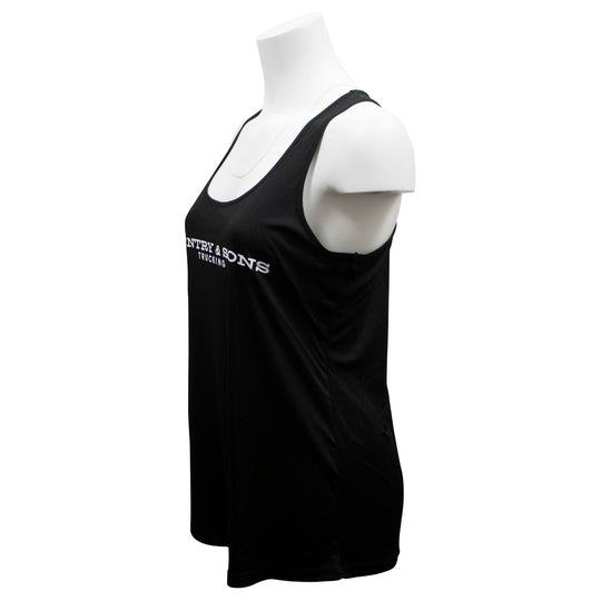 Gentry and Sons Ladies Performance Tank - Black
