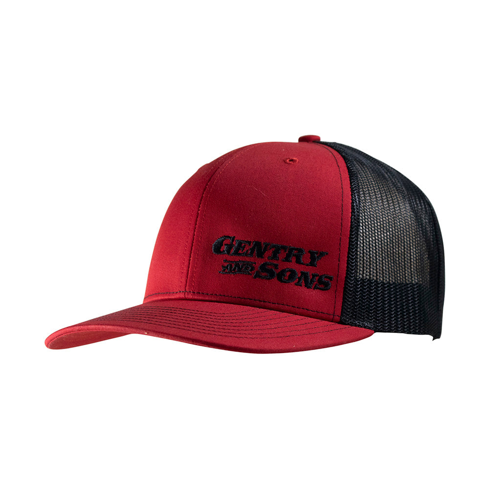 Gentry and Sons Richardson Trucker Hat - Red/Black