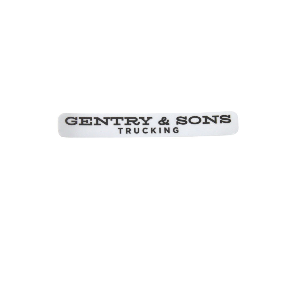 Gentry and Sons Decal